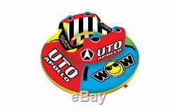 WOW Watersports UTO Apollo 2 Rider Inflatable Water Tube Boat Towable 18-1090