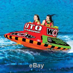 WOW Watersports UTO Starship 5 Rider Inflatable Water Tube Boat Towable 15-1110