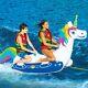 Wow Watersports Unicorn Towable 2 Person Boat Tube Inflatable Funny