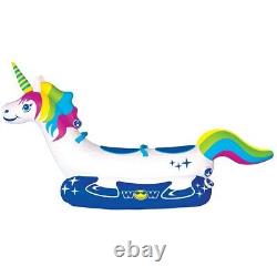 WOW Watersports Unicorn Towable 2 Person Boat Tube inflatable funny