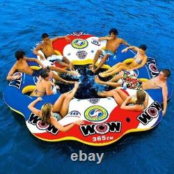WOW World of Watersports 10 Person Giant Inflatable Tube A Rama NIB 13-2060