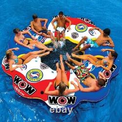 WOW World of Watersports 10 Person Giant Inflatable Tube A Rama NIB 13-2060