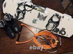 Wakeboard Package(used/great condition) wakeboard, boots, bindings & rope