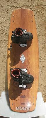 Wakeboard Ronix Wakeboard Wood Frontier Series Natural w Bindings Boots 137 CM