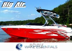 Wakeboard Tower Polished Aluminum Big Air Cuda Tower from WAKE ESSENTIALS