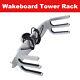 Wakeboard Tower Rack Aluminum Surfboard Boat Holder Rack Fit 2 2 1/4 Or 2 1/2