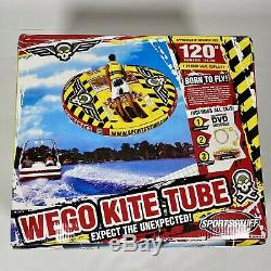 Wego Kite Tube Towable Inflateable By Sportstuff NEW! Lake Boating Watersports