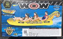World Of Watersports Wow Viking 3 Person Inflatable Towable Boat Tube