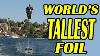 World Record 10 Foot Tall Hydrofoil Next Foils By Mike Murphy Water Ski Tricks