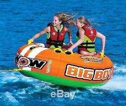 Wow Big Boy Tow Tube Inflatable 69 Towable Lake Raft Boat 1 2 3 4 Person
