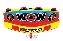 Wow Flash Tow Tube Inflatable 69 Towable Lake Raft Boat 1 2 Person