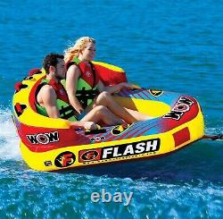 Wow Flash Tow Tube Inflatable 69 Towable Lake Raft Boat 1 2 Person