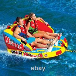 Wow Sports Big Bubba 1 or 2 Persons Inflatable Towable Tube for Boating Large