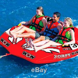 Wow Watersports WOW Coupe Cockpit Towable Tube/Lounger 3-Person