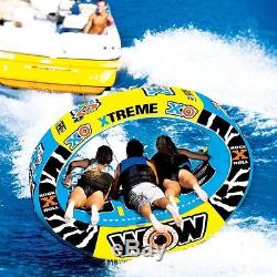 XO EXTREME 1-3 persons tube inflatable towable lounge water-ski WOW 12-1030