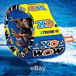 XO EXTREME 1-3 persons tube inflatable towable lounge water-ski WOW 12-1030
