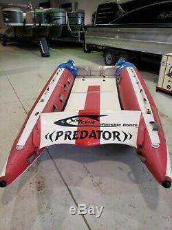 Xtreme Predator Inflatable RACING Boat 13' Used