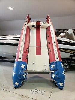 Xtreme Predator Inflatable RACING Boat 13' Used